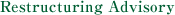 Restructuring Advisory
